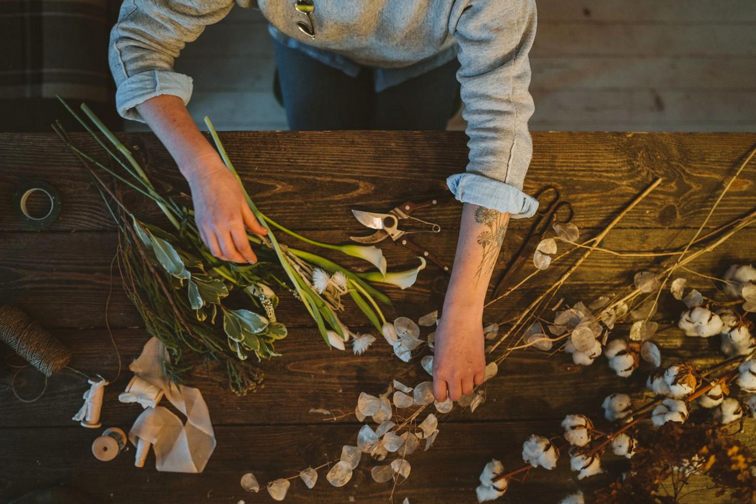 Workshop bloemschikken bij Keuzehorizon